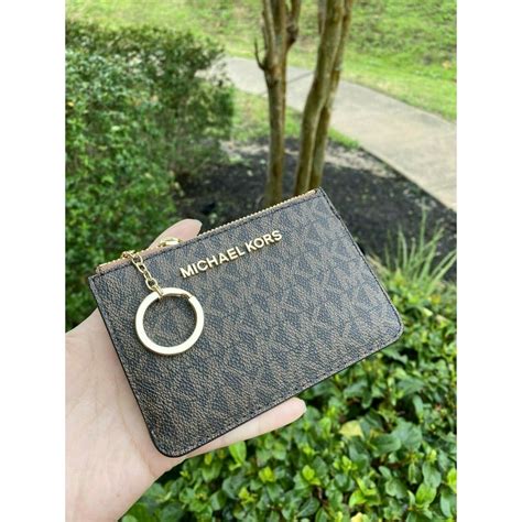 id card holder michael kors|michael kors keychain card holder.